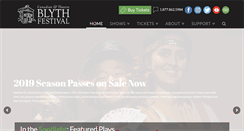 Desktop Screenshot of blythfestival.com